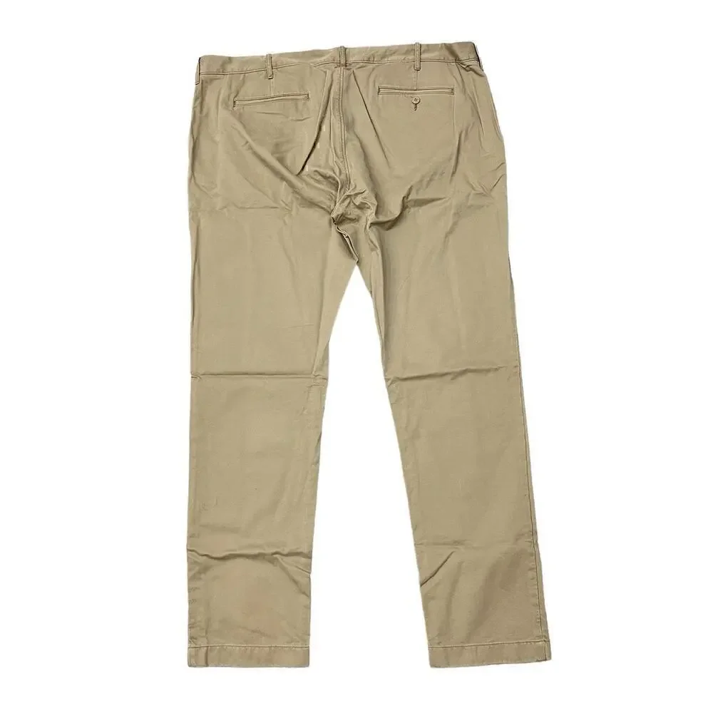 J.Crew Men's 484 Slim-fit pant in Broken-in chino in khaki M1267 size 44